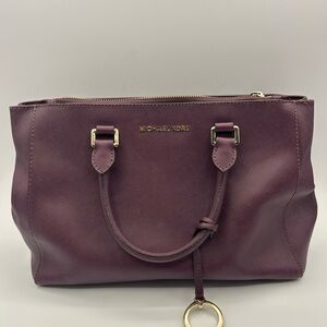 Michael Kors Plum Satchel Bag